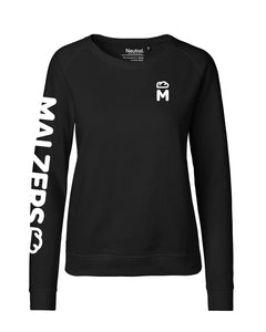 MALZERS Sweatshirt mit Armprint | Damen | Black