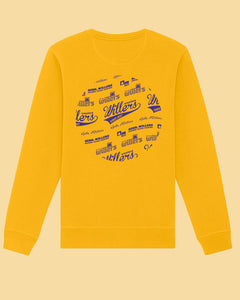 WILLERS Crewneck 2 mit Backprint | men | yellow