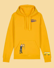 Laden Sie das Bild in den Galerie-Viewer, WILLERS Hoodie 1 mit Backprint | men | yellow
