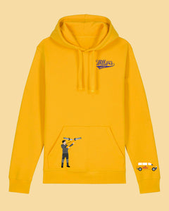 WILLERS Hoodie 2 mit Backprint | men | yellow