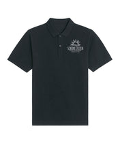 Laden Sie das Bild in den Galerie-Viewer, Lebenshilfe NRW Polo-Shirt mit Rücken-Motiv | unisex | schwarz
