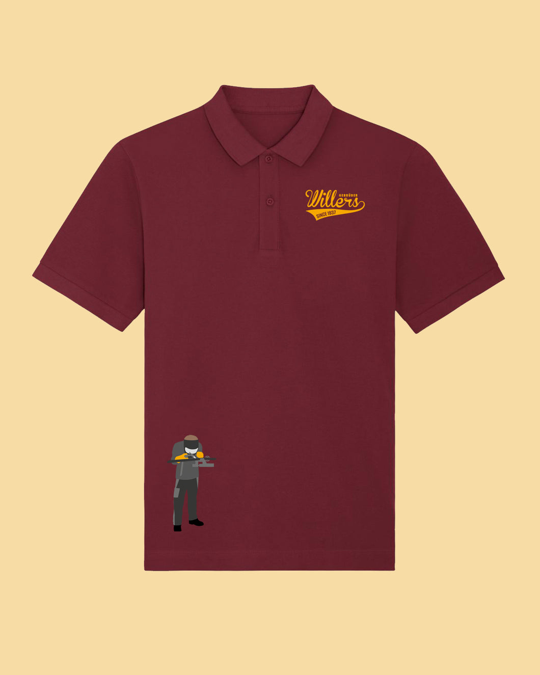 WILLERS Polo 1 | men | burgundy