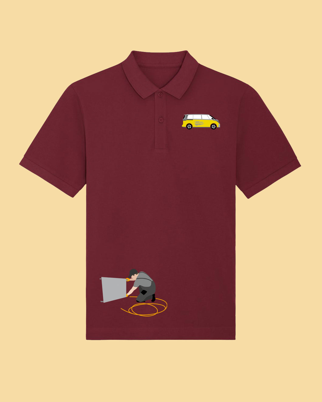 WILLERS Polo 2 | men | burgundy