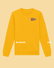 Laden Sie das Bild in den Galerie-Viewer, WILLERS Crewneck 2 mit Backprint | men | yellow
