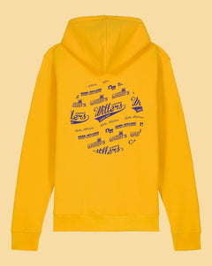 WILLERS Hoodie 2 mit Backprint | men | yellow