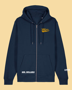 WILLERS Zipper 2 mit Backprint | men | navy