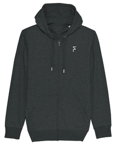 Formitas Zipper | CIRCLE mit Backprint | unisex | dark grey