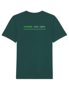 NAVACOM Shirt mit Backprint | create | unisex | dark green