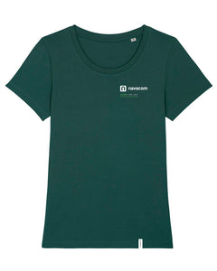 NAVACOM Shirt mit Backprint | create | wmn | dark green