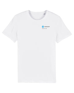 NAVACOM Shirt mit Backprint | Basic | unisex | white