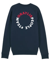 Laden Sie das Bild in den Galerie-Viewer, ORAYLIS Sweater mit Backprint | Circle | men | navy
