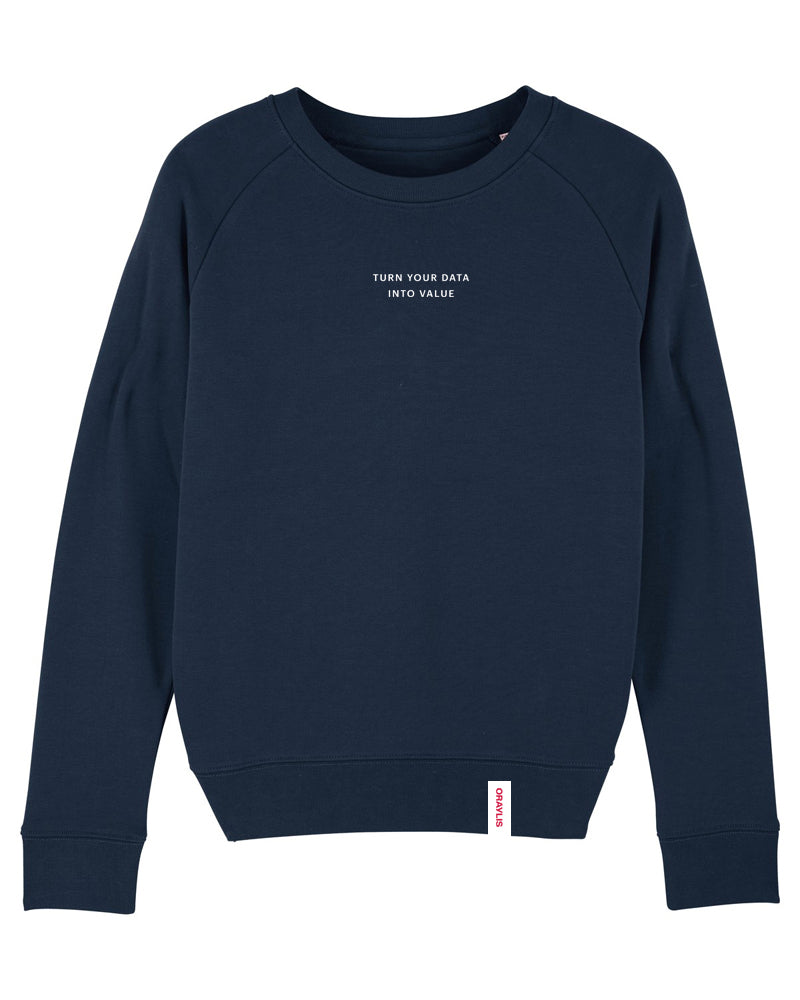 ORAYLIS Sweater | turn your data into value | wmn | navy