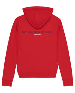 ORAYLIS Hoodie mit Backprint | May the data be with you | wmn | red