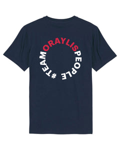 ORAYLIS Shirt mit Backprint | Circle | men | navy