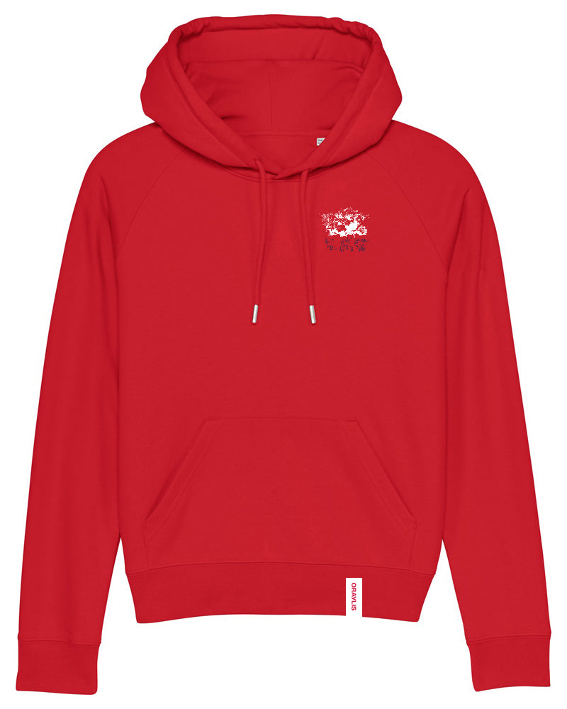 ORAYLIS Hoodie mit Backprint | May the data be with you | wmn | red